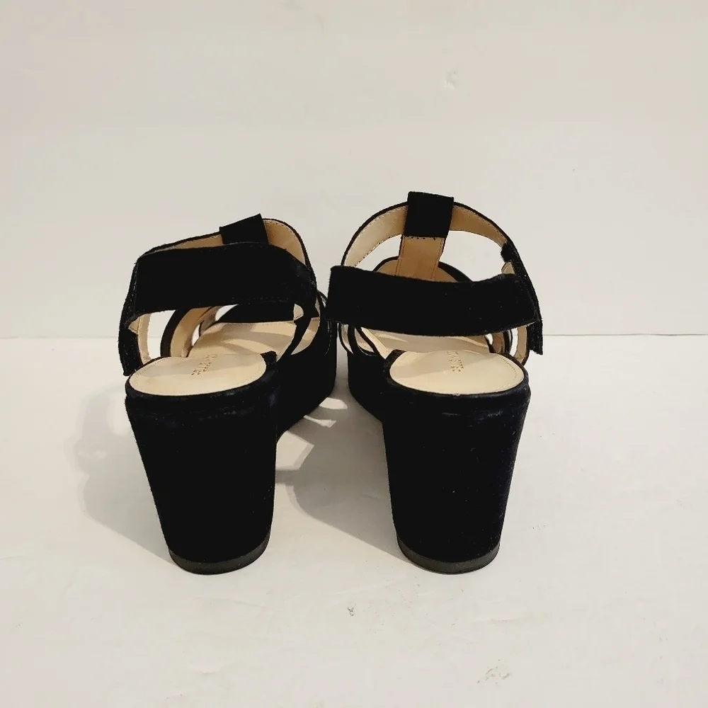 New Pelle Moda Women's High Heel's Suede Sandals, Size 6,5
